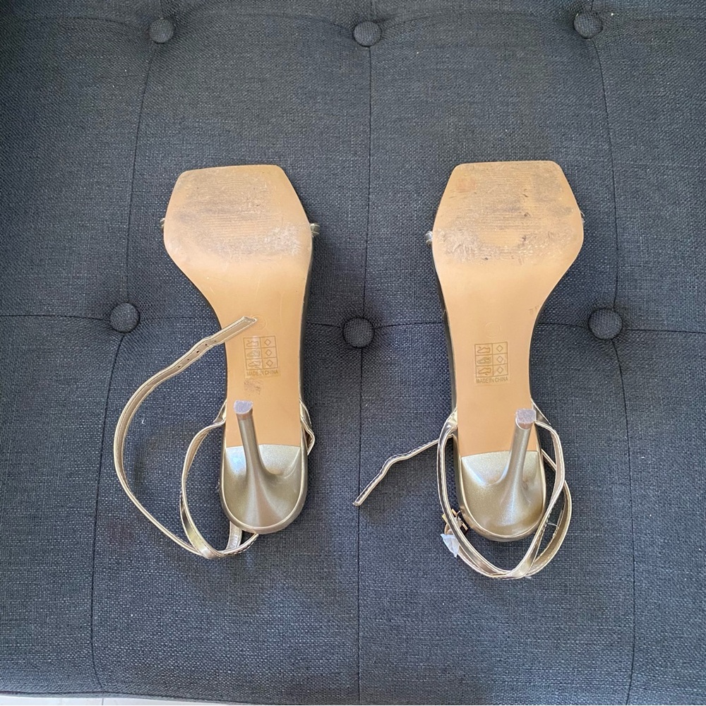 Gold ASOS heels - Picture 3 of 7